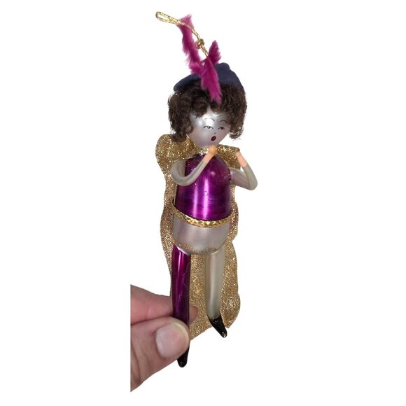 Vintage De Carlini Italian Blown Glass Christmas Ornament Set of 3 - Picture 5 of 16